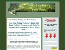 Tablet Screenshot of pro-bassfishing.com